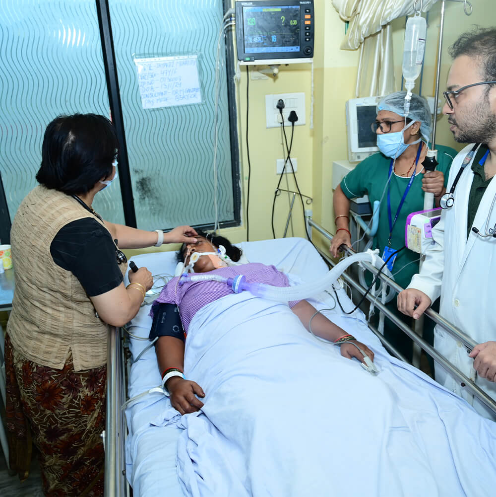 Dr. Maya Gantayet Examining the Patient
