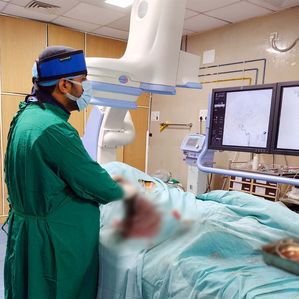 Dr.Soumya Ranjan Pradhan Performing DSA Procedure