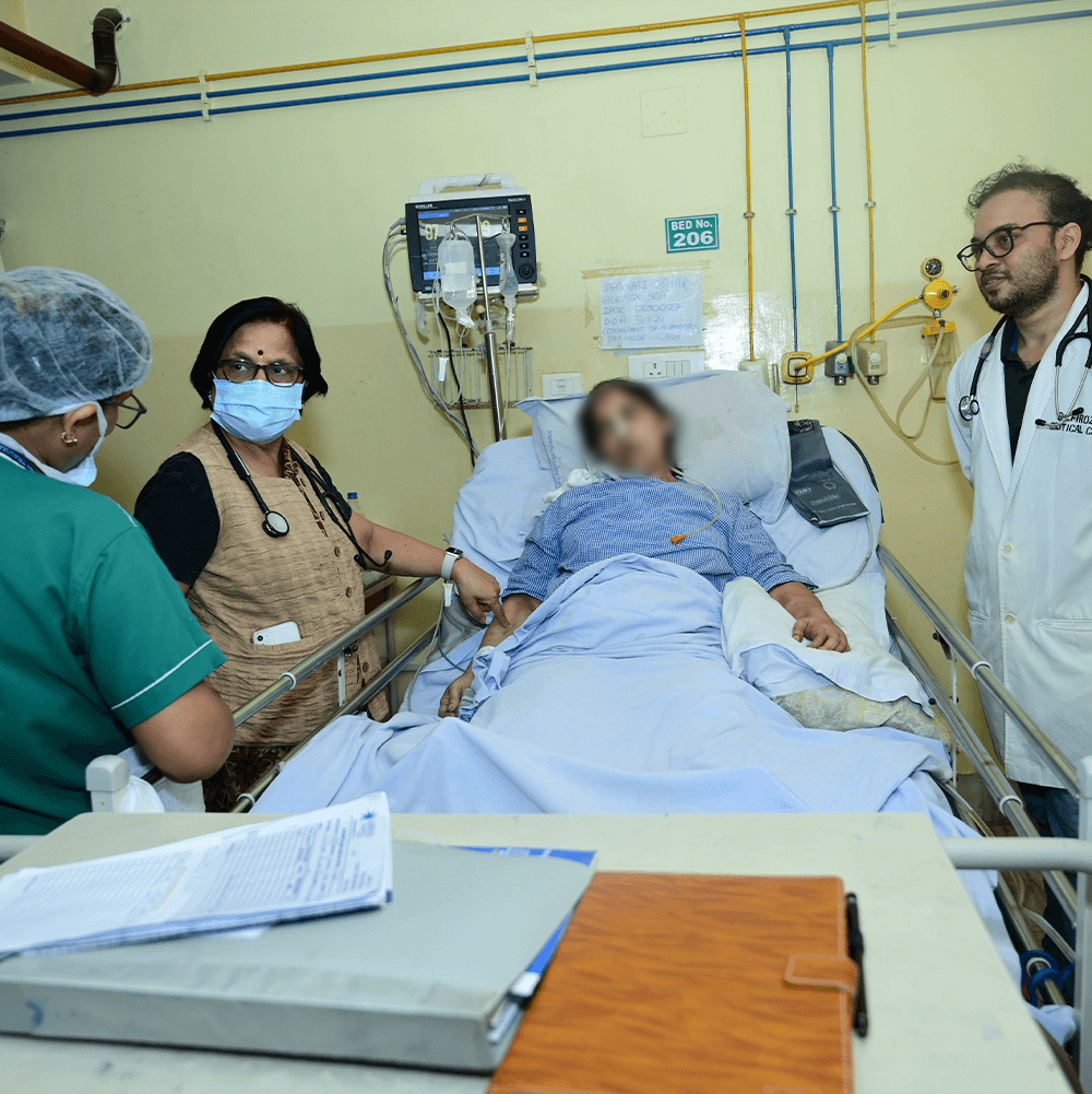 Clinical Round Of Dr. Maya Gantayet at Stroke Ward